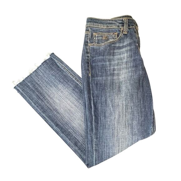 Burberry Brit Islington Low Rise Crop Boot Cut Jeans (altered length) Size 28 - Picture 3 of 12